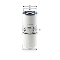 Фильтр масляный MANN-FILTER W 11 102/34